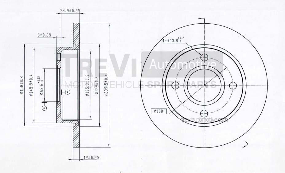 TREVI AUTOMOTIVE BD1025