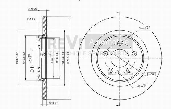 TREVI AUTOMOTIVE BD1038