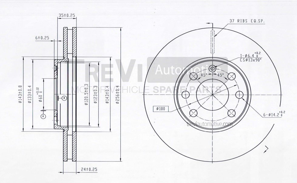 TREVI AUTOMOTIVE BD1122