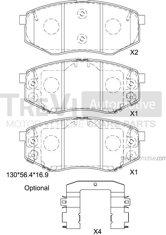 TREVI AUTOMOTIVE PF1491