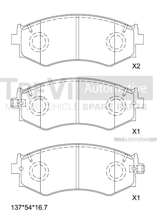 TREVI AUTOMOTIVE PF1554