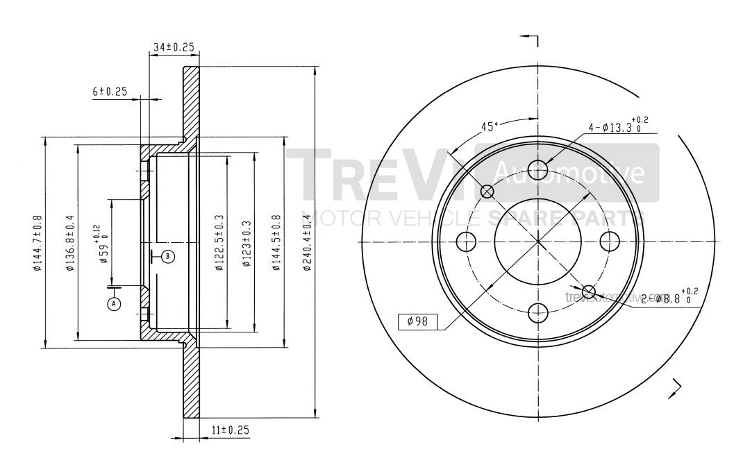 TREVI AUTOMOTIVE BD1015