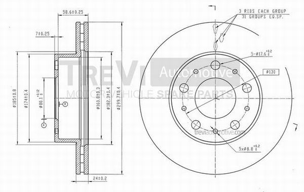 TREVI AUTOMOTIVE BD1158