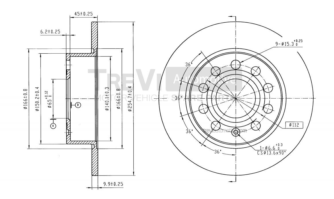 TREVI AUTOMOTIVE BD1057