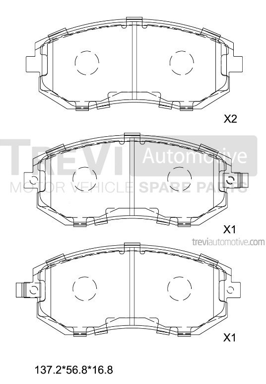 TREVI AUTOMOTIVE PF1205