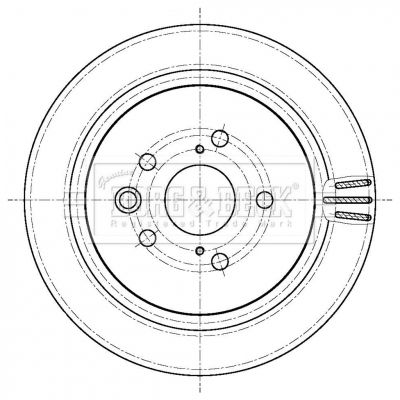 BORG & BECK BBD5445