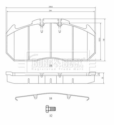 BORG & BECK BBP33003