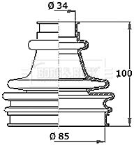 BORG & BECK BCB2280R