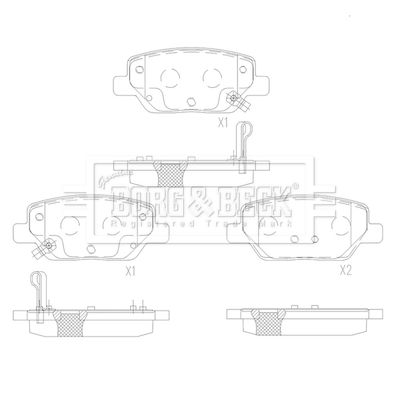 BORG & BECK BBP2638