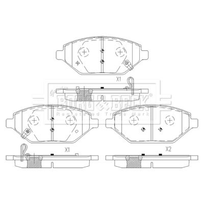 BORG & BECK BBP2600