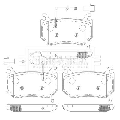 BORG & BECK BBP2645