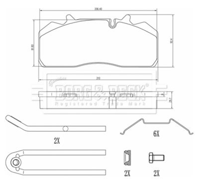 BORG & BECK BBP33007