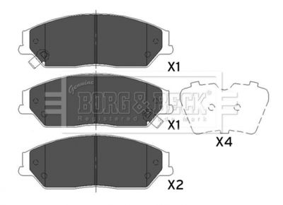 BORG & BECK BBP2493