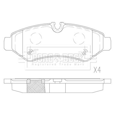 BORG & BECK BBP2839