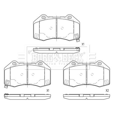 BORG & BECK BBP2841