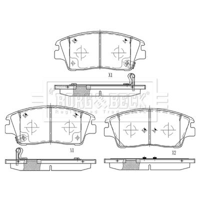 BORG & BECK BBP2580