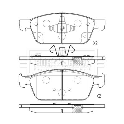 BORG & BECK BBP2628