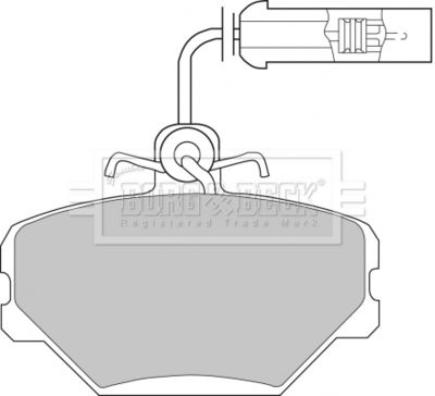 BORG & BECK BBP1086