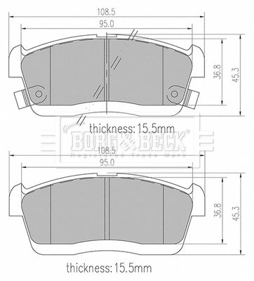 BORG & BECK BBP2384