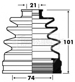 BORG & BECK BCB2841 BORG & BECK BCB2841