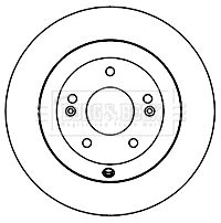 BORG & BECK BBD5160