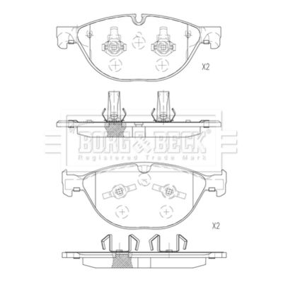 BORG & BECK BBP2828