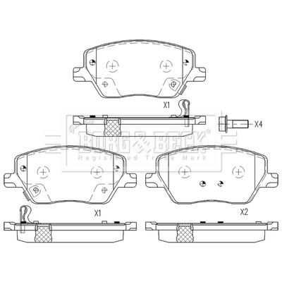 BORG & BECK BBP2603