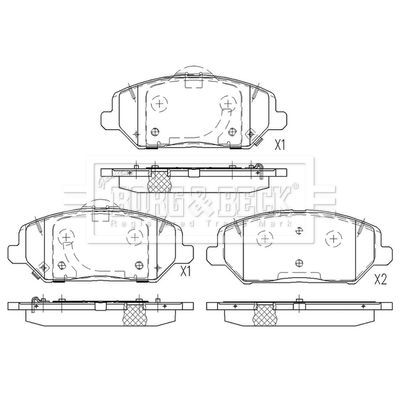 BORG & BECK BBP2640