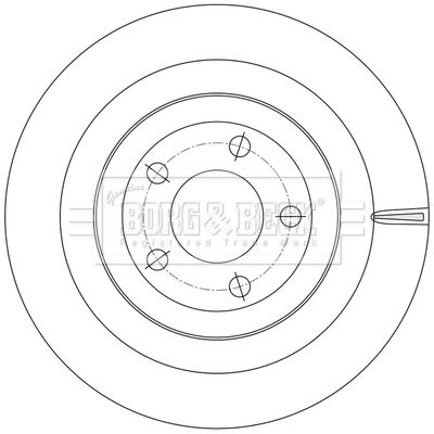 BORG & BECK BBD5596