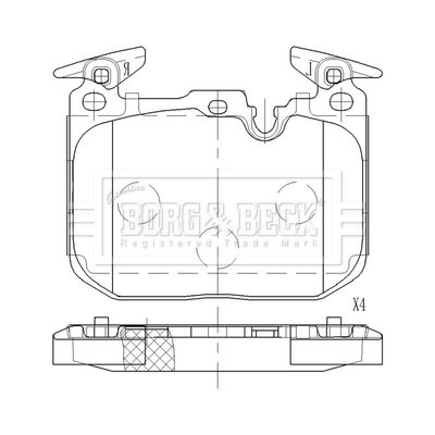 BORG & BECK BBP2626