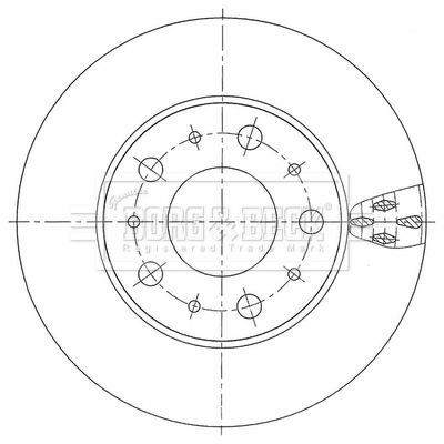 BORG & BECK BBD6125S