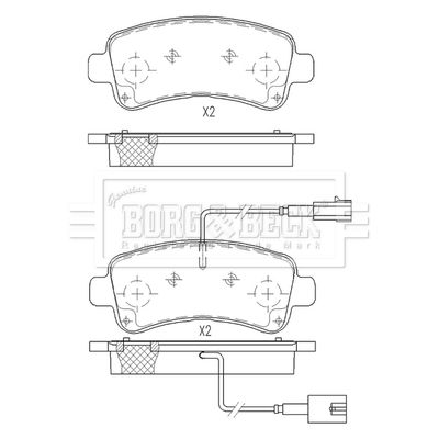 BORG & BECK BBP2560