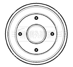 BORG & BECK BBR7105