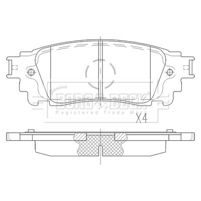 BORG & BECK BBP2559