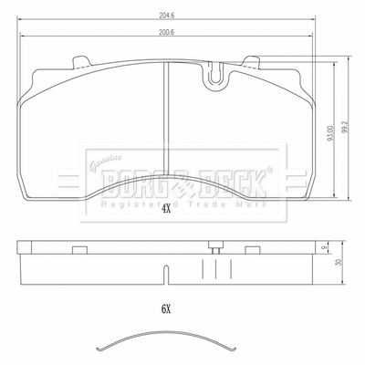 BORG & BECK BBP33016