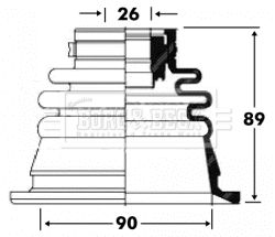 BORG & BECK BCB2848