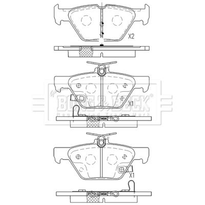 BORG & BECK BBP2571