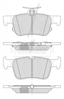 BORG & BECK BBP2509