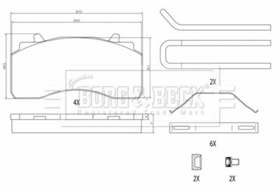 BORG & BECK BBP33021