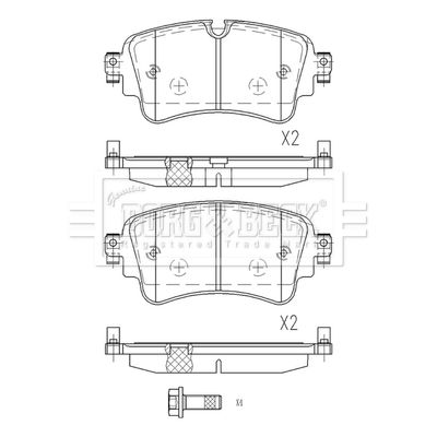 BORG & BECK BBP2577