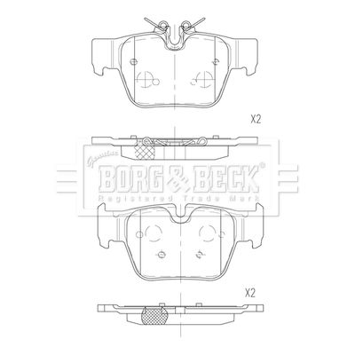 BORG & BECK BBP2889