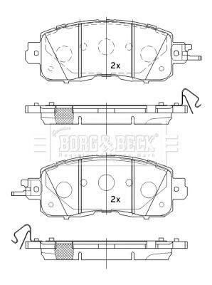 BORG & BECK BBP2534