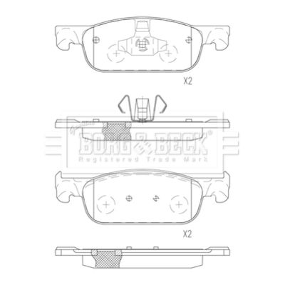 BORG & BECK BBP2591