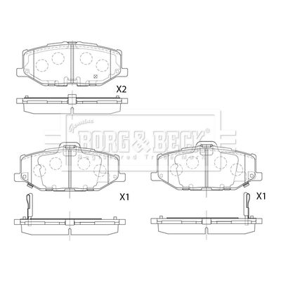 BORG & BECK BBP2879