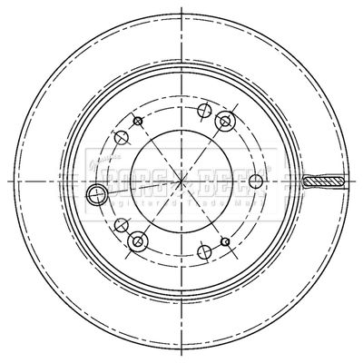 BORG & BECK BBD5198