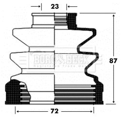 BORG & BECK BCB2827