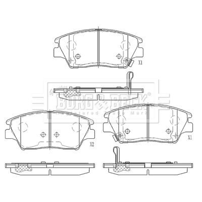 BORG & BECK BBP2606