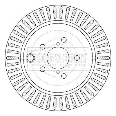 BORG & BECK BBD5455