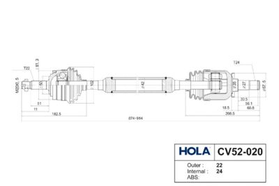 HOLA CV52-020