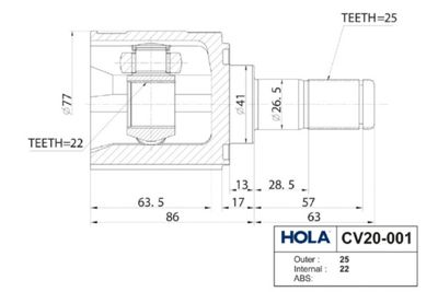 HOLA CV20-001